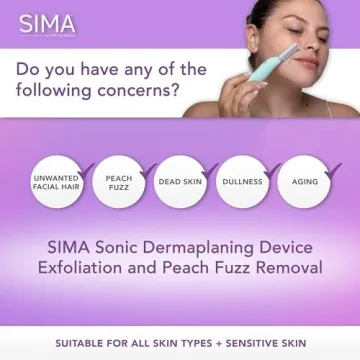 SPA SCIENCES SIMA Dermaplaning Tool – Painless Facial Exfoliation