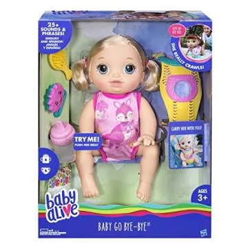 Engaging Baby Alive Baby Go Bye Bye Doll for Imaginative Play