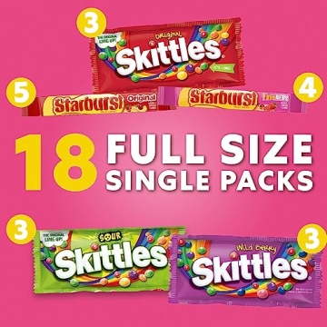 SKITTLES & STARBURST Candy Graduation Gifts - 18 Ct