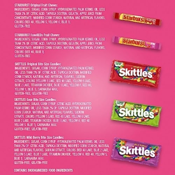 SKITTLES & STARBURST Candy Graduation Gifts - 18 Ct