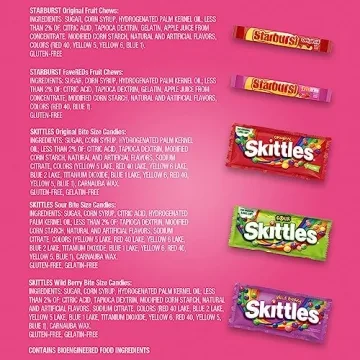 SKITTLES & STARBURST Candy Graduation Gifts - 18 Ct