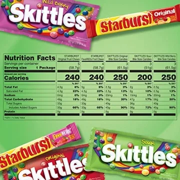 SKITTLES & STARBURST Candy Graduation Gifts - 18 Ct