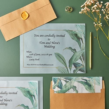 Premium Vellum Paper - 100 Sheets for Arts and Crafts