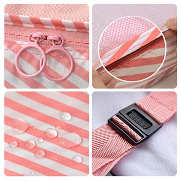 Packing Cubes for Travel - 7 Piece Set with Shoe Bag