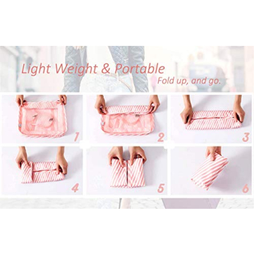 Packing Cubes for Travel - 7 Piece Set with Shoe Bag