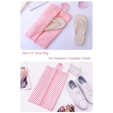 Packing Cubes for Travel - 7 Piece Set with Shoe Bag