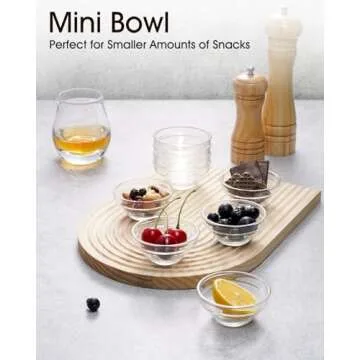beroca Mini Glass Bowls - Versatile Bowls for Cooking