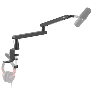 IXTECH Low Profile Mic Boom Arm Stand for Podcasters & Streamers