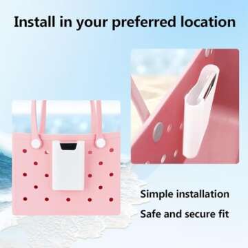 Buy QxbBox Silicone Phone Holder for Beach Bags Today!