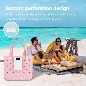 Buy QxbBox Silicone Phone Holder for Beach Bags Today!