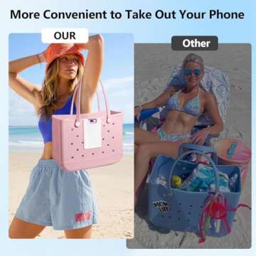 Buy QxbBox Silicone Phone Holder for Beach Bags Today!