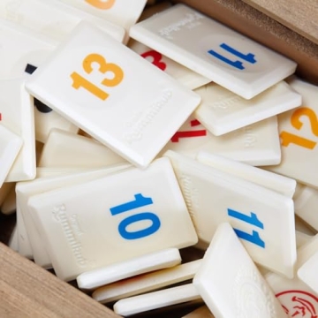 Rummikub Vintage Edition Tile Game in Wooden Case for 4 Players