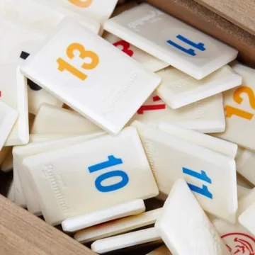 Rummikub Vintage Edition Tile Game in Wooden Case for 4 Players