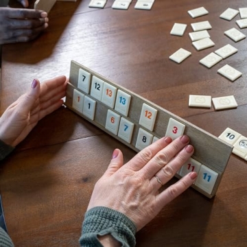 Rummikub Vintage Edition Tile Game in Wooden Case for 4 Players