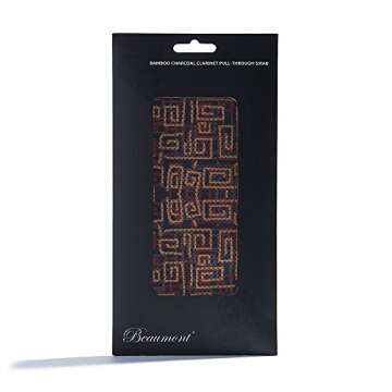 Beaumont Bamboo Charcoal Clarinet Pull Through Swab - Ethnic Amber