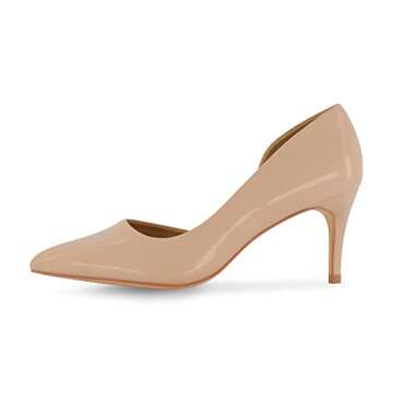 CUSHIONAIRE Women's Blush Dress Pumps with Memory Foam