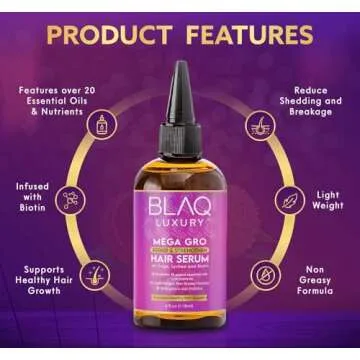 Blaq Luxury Hair Growth Oil - For Healthy Hair Growth
