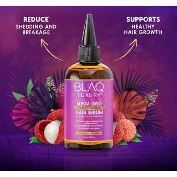 Blaq Luxury Hair Growth Oil - For Healthy Hair Growth
