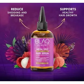 Blaq Luxury Hair Growth Oil - For Healthy Hair Growth