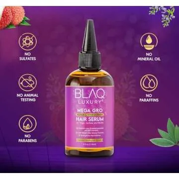 Blaq Luxury Hair Growth Oil - For Healthy Hair Growth