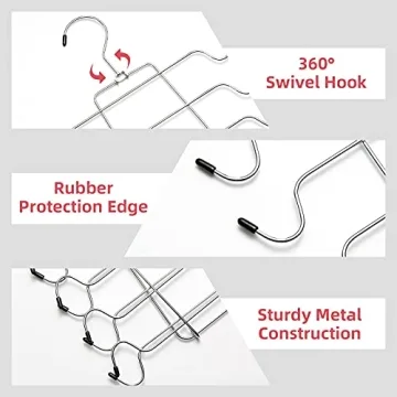 Niclogi Bra Hanger - 4 Pack Space-Saving Tank Top Organizer