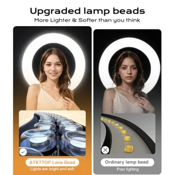 Overhead Phone Mount with Ring Light for Creators