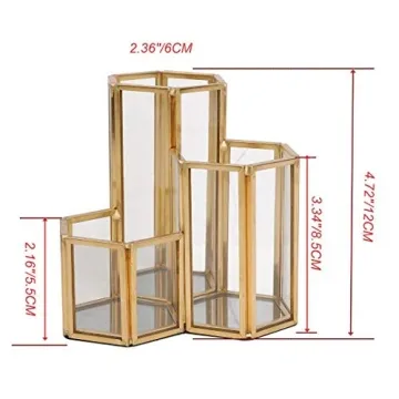 Elegant K COOL Decorative Makeup Brush Holder for Women