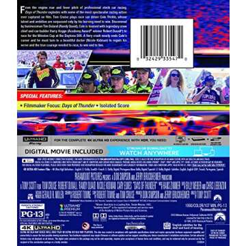 Days of Thunder (4K UHD + Digital)