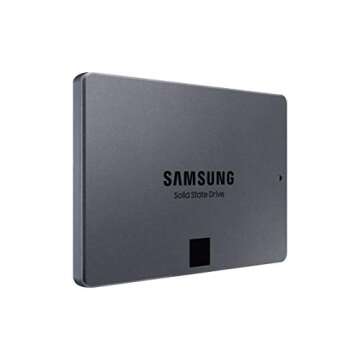 SAMSUNG 870 QVO SATA III SSD 4TB 2.5" Internal Solid State Drive, Upgrade Desktop PC or Laptop Memory and Storage for IT Pros, Creators, Everyday Users, MZ-77Q4T0B