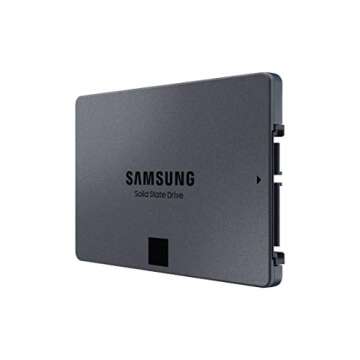 SAMSUNG 870 QVO SATA III SSD 4TB 2.5" Internal Solid State Drive, Upgrade Desktop PC or Laptop Memory and Storage for IT Pros, Creators, Everyday Users, MZ-77Q4T0B