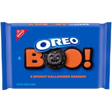 OREO Orange Creme Chocolate Sandwich Cookies - 18.71 oz Limited Edition Halloween Treat