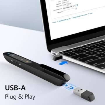 Norwii N27 Presentation Clicker for Effortless Presentations