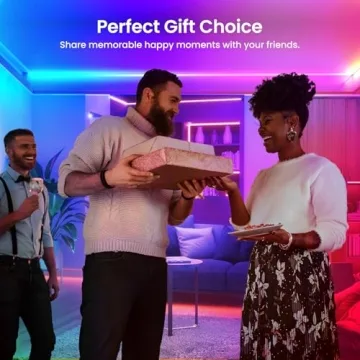 Pak LED Lights for Bedroom 16.4ft, Smart RGB+IC LED Strip Lights with App/Remote Control, Music Sync Color Changing Flexible LED Lights with 64 Scene Modes for Party, Home, Christmas, Halloween Decor