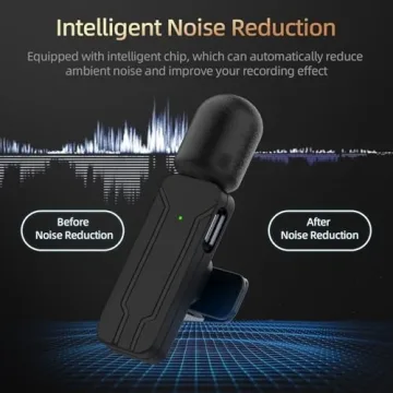 Professional 3-in-1 Wireless Lavalier Microphone