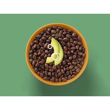 Fillo's Cuban Black Beans - Ready to Eat Beans, Gluten-Free, Preservative-Free, Microwavable Meals, Non-GMO, Plant Protein, Vegan Beans, 10 oz Pk of 6