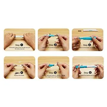 Nicapa Basic Tool Set Craft Weeding Vinyl Cardstock Crafting Tools Kit for Silhouette/Siser/Oracal 631 651 751 Vinyl-Green