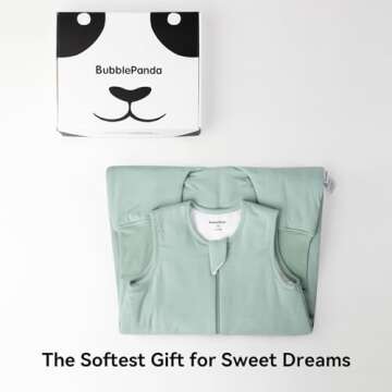 BubblePanda Rayon Made from Bamboo Toddler Sleep Sack with Feet 12-24 Months 1.0 Tog Ultra Soft Toddler Sleeping Sack 1t-2t Sleep Bag Walker Quilted Wearable Blanket with Legs 2-Way Zipper Lightweight