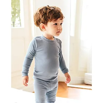 Vaenait Kids Modal Pajamas for Comfy Sleep – Powder Blue