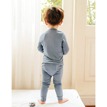 Vaenait Kids Modal Pajamas for Comfy Sleep – Powder Blue