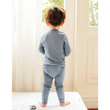 Vaenait Kids Modal Pajamas for Comfy Sleep – Powder Blue