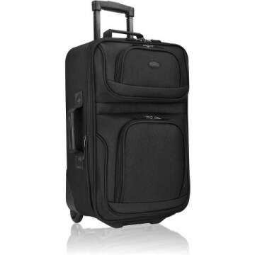 U.S. Traveler Rio Rugged Expandable Carry-on Set