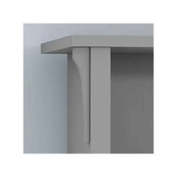 Salinas 5-Shelf 63-Inch H Tall Bookcase, Cape Cod Gray, 2/Set