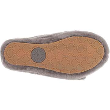 UGG Women's Fluff Yeah Slide Slipper, Charcoal, 10