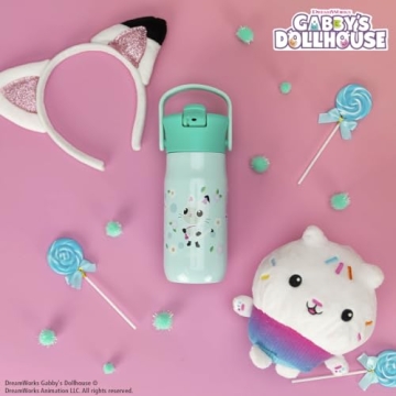 Gabby's Dollhouse Kids Water Bottle - 14oz Stainless Steel