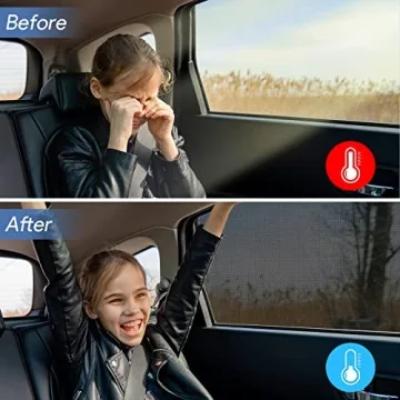 Breathable Car Window Shades for UV Protection and Privacy