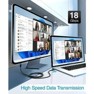 BlueRigger 4K HDMI Cable 25FT (4K 30Hz, HDR10, in-Wall CL3 Rated, High Speed, HDCP2.3, eARC) - Long HDMI Cable Compatible with Home Theatre, HDTV, Gaming Consoles, Streaming Devices