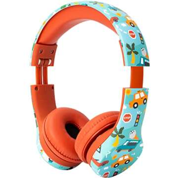 Snug Play+ Kids Headphones with Volume Limiting for Toddlers (Boys/Girls) - Vroom
