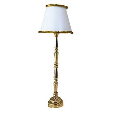 Mini Dollhouse Floor lamp, LED Miniature Lighting for Dolls House Decor, Battery Operated Functional Light Accessories