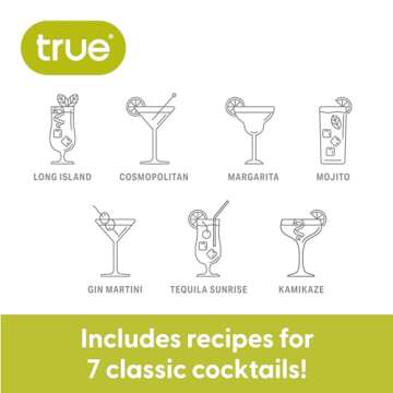 True Glass Cocktail Shaker - Perfect for Mixology