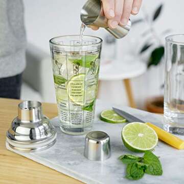 True Glass Cocktail Shaker - Perfect for Mixology
